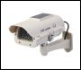 Silverline Solar-Powered Dummy CCTV Camera with LED - Solar-Powered - Code 614458