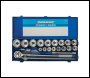 Silverline Socket Set 3/4 inch  Drive 12pt Metric 21pce - 19 - 50mm - Code 633663