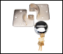 Silverline Heavy Duty Van Lock & Hasp - 73mm - Code 633786