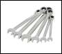 Silverline Fixed Head Ratchet Spanner Set 6pce - 8 - 17mm - Code 633788