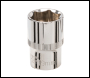 Silverline Socket 1/2 inch  Drive 6pt Metric - 19mm - Code 637442