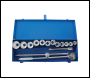 Silverline Socket Set 3/4 inch  Drive 12pt Metric 15pce - 22 - 46mm - Code 652142