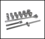 Silverline Socket Set 3/4 inch  Drive 12pt Metric 15pce - 22 - 46mm - Code 652142