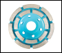 Silverline Diamond Grinding Wheel - 100 x 22.23mm Double Row - Code 656592