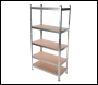 Silverline Boltless Freestanding Shelving Unit - 5-Tier - Code 666247