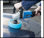 Silverline M14 Foam Polishing Head - 150mm Medium Blue - Code 675060