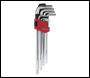 Silverline Expert Hex Key Ball End Set 9pce - 1.5 - 10mm - Code 675323