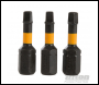 Triton Square Screwdriver Impact Bit 3pk - R2 25mm - Code 690242