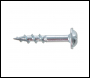 Triton Zinc Pocket-Hole Screws Washer Head Coarse - P/HC 8 x 1 inch  500pk - Code 709782
