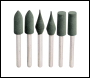 Silverline Rotary Tool Rubber Polishing Point Set 6pce - 6mm Dia - Code 719801