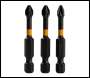 Triton Pozi Screwdriver Impact Bit 3pk - PZ2 50mm - Code 740013