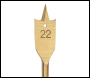 Silverline Titanium-Coated Flat Bit - 22mm - Code 743913