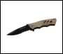 Silverline Folding Camouflage Pocket Knife - 195mm - Code 746410