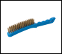 Silverline Brassed Wire Brush Plastic - 4 Row - Code 763578