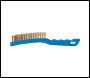 Silverline Brassed Wire Brush Plastic - 4 Row - Code 763578