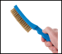 Silverline Brassed Wire Brush Plastic - 4 Row - Code 763578