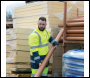 Tough Grit Hi-Vis 2-Tone Waterproof Jacket Yellow/Navy - M - Code 765846
