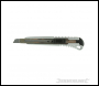 Silverline 9mm Aluminium Alloy Snap-Off Knife - 9mm - Code 789397