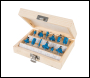 Silverline 1/4 inch  TCT Router Bit Set 12pce - 1/4 inch  - Code 792084