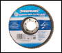 Silverline Aluminium Oxide Flap Disc - 115mm 80 Grit - Code 792089