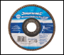 Silverline Aluminium Oxide Flap Disc - 115mm 60 Grit - Code 793761