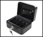 Silverline Metal Cash & Valuables Box Keyed - 165 x 128 x 80mm - Code 795764