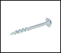 Triton Zinc Pocket-Hole Screws Washer Head Coarse - P/HC 8 x 1-1/2 inch  100pk - Code 818419