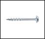 Triton Zinc Pocket-Hole Screws Washer Head Coarse - P/HC 8 x 1-1/2 inch  100pk - Code 818419