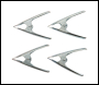 Silverline Stall Clips 4pk - 50mm Jaw - Code 878971