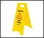 Silverline 'A' Frame Caution Wet Floor Sign - 295 x 610mm English - Code 883504