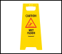 Silverline 'A' Frame Caution Wet Floor Sign - 295 x 610mm English - Code 883504