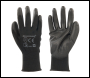 Silverline Black Palm Gloves