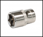 Silverline Socket 1/4 inch  Drive 6pt Metric - 12mm - Code 889318