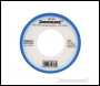 Silverline White PTFE Thread Seal Tape 10pk - 19mm x 12m - Code 905866