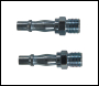 Silverline Air Line Bayonet Male Thread Coupler 2pk - 1/4 inch  BSP - Code 918523