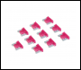 Silverline ATT Low Profile Mini Automotive Blade Fuses 10pk - 10A Red - Code 937881