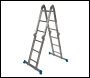 Silverline Multipurpose Ladder with Platform - 3.6m 12-Tread - Code 953474