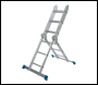 Silverline Multipurpose Ladder with Platform - 3.6m 12-Tread - Code 953474