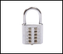 Silverline Digital Combination Padlock 10-Digit - 38mm - Code 960640