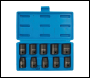 Silverline Impact Socket Set 1/2 inch  Drive 6pt Metric 10pce - 10 - 22mm - Code 970814