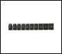 Silverline Impact Socket Set 1/2 inch  Drive 6pt Metric 10pce - 10 - 22mm - Code 970814