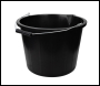 Silverline Heavy Duty Builders Bucket - Black 15Ltr - Box of 10 - Code 999406