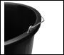 Silverline Heavy Duty Builders Bucket - Black 15Ltr - Box of 10 - Code 999406