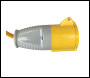 Defender Extension Lead Yellow 1.5mm2 16A 10m - 110V - Code E85118
