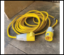 Defender Arctic Extension Lead Yellow 16A 2.5mm2 10m - 110V - Code E85123