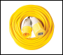 Defender Extension Lead Yellow 4mm2 32A 25m - 110V - Code E85262
