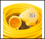 Defender Extension Lead Yellow 4mm2 32A 25m - 110V - Code E85262