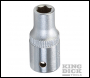 King Dick Socket SD 1/4 inch  Metric 6pt - 5mm - Code ESM405