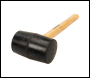 Silverline Black Rubber Mallet - 16oz (454g) - Code HA72