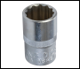 King Dick Socket SD 1/2 inch  Metric 12pt - 17mm - Code HSM217